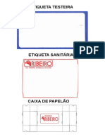 Etiqueta Testeira: Frigorifico