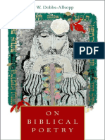 Dobbs-Allsopp, F. W - On Biblical Poetry-Oxford University Press (2015)