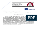 Nr. de Referintă: 2022-1-RO01-KA122-VET-000070380 Proiect: Asistent Medical Generalist Cu Competențe La Standarde Europene"