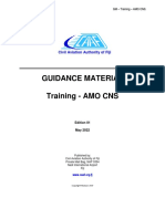 CAA - Fiji, Guidance Material - Training AMO - 0