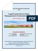 NICMAR Legal Framework Claim Management Construction 1613757360