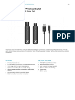 SP 1230 v1.2 XS Wireless Digital XLR Base Set Product Specification EN