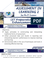 PE 7 - Assessment in Learning 2