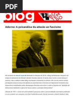 Adorno_ A psicanálise da adesão ao fascismo _ Blog da Boitempo_