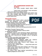 11 Treasury Stock Penukaran Saham Dan Emisi Saham Baru