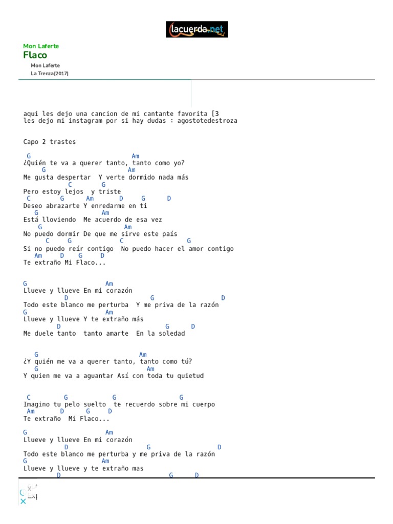 Letras y acordes de 