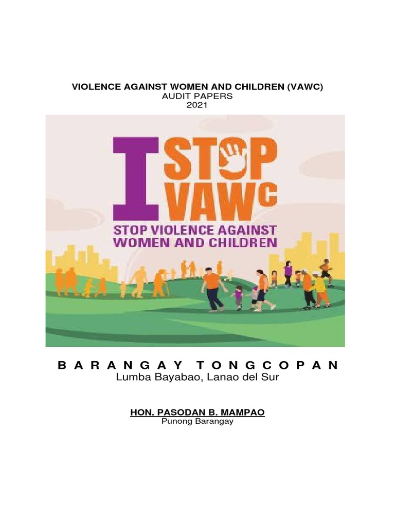 Brgy Tongcopan, Lumba Bayabao - Vawc Functionality Audit | PDF ...