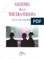 Le Gaufey - Anatomía de La Tercera Persona