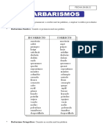 Curso de razonamiento verbal: Barbarismos fonéticos y ortográficos