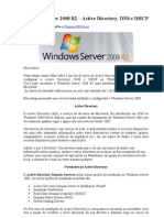Windows Server 2008 r2 -Ad DNS Dhcp