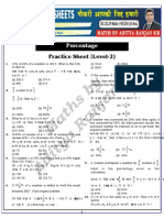 Percentage Practice Sheet Level-2 (Bilingual)