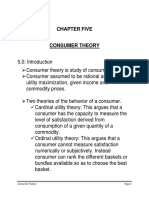 Chapter 5 - Consumer Theory