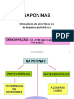 Saponinas - Farmácognosia
