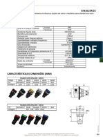 Informações Gerais: Sinaleiro LED Linha LK6 - 22mm