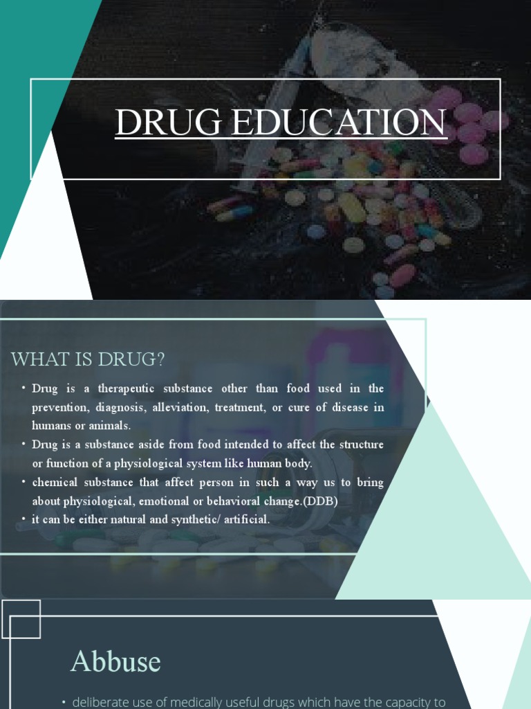 Drug Education PDF