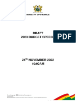 Draft 2023 Budget for Sharing