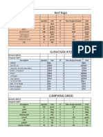 Frey Den's PRC Menu Costing