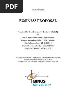 business proposal