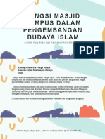 Fungsi Masjid Kampus Dalam Pengembangan Budaya Islam (Kelompok)