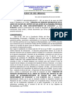 Resolucion Del Comite de Recepcion - PDF PARQUE