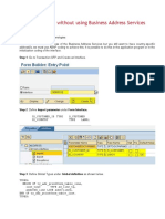 Printing Address Without Using Business Address Services - BAS