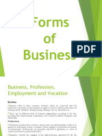 M2 - 01 - Overview of Different Forms of Business