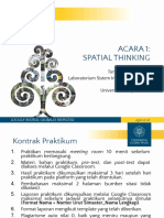 Materi Acara 1 - Spatial Thinking