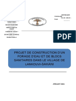 Projet de Construction de Forage A Lankouvi Sakani