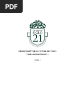 Derecho Internacional Privado TP 4 + Correcciones
