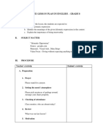 Detailed Lesson Plan in English8 Idiomsdocx PDF Free