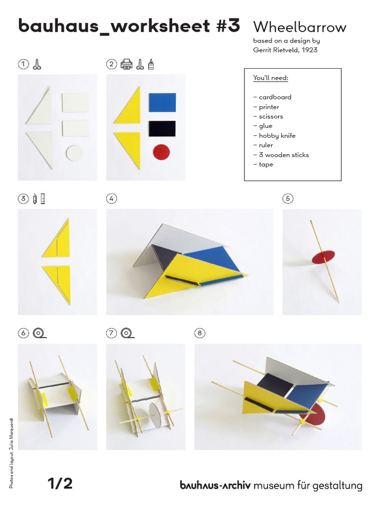 Bauhaus Worksheet 3 | PDF