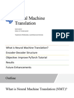 Neural Machine Translation with PyTorch Tutorial Enhancements