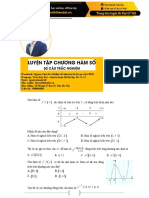 (Thầy Nguyễn Tiến Đạt) Luyện Tập Chương Hàm Số