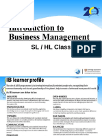 Introduction To Business Management SLHL Revised