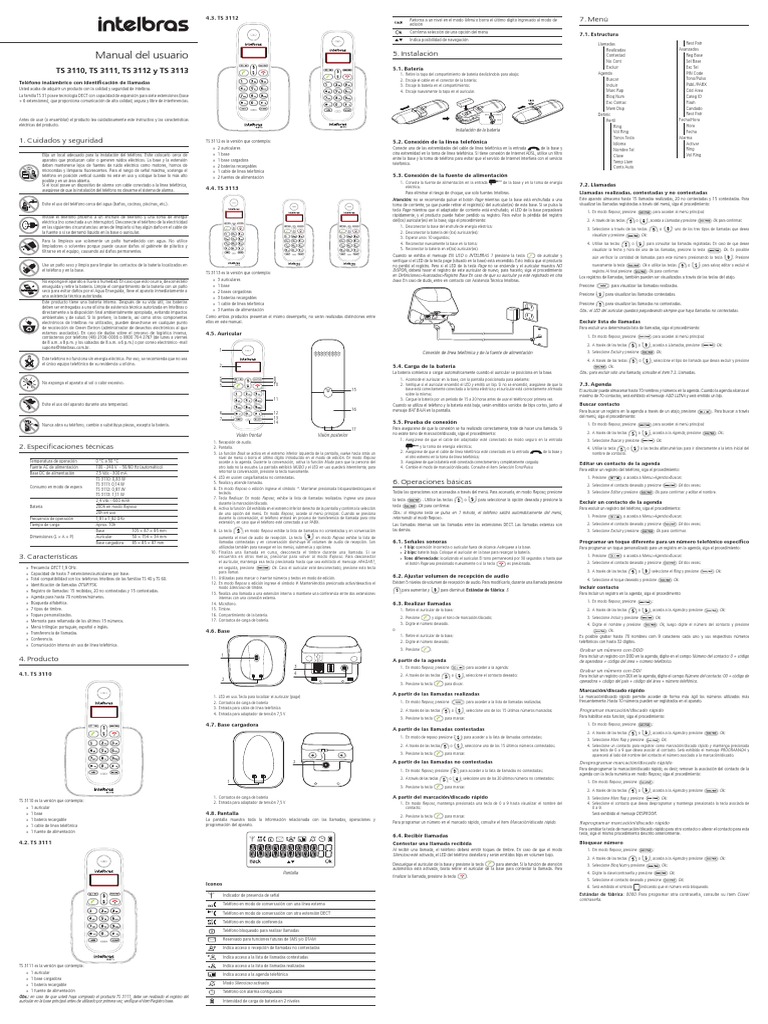 Manual del usuario ts 3110 ts 3111 ts 3112 ts 3113 02 20 descargar