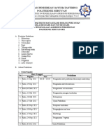 SCHEDUL PRAKTIKUM MATA KULIAH BIOLOGI PERTANIAN