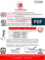 Certificado Extintores Vraem