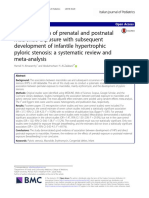 The Association of Prenatal and Postnatal Macrolide Exposure With Subsequent Development of Infantile Hypertrophic Pyloric Stenosis: A Systematic Review and Meta-Analysis