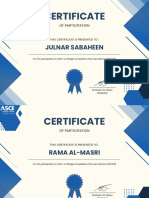 Certificate: Julnar Sabaheen