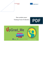 Data Analysis Report Training Course Evaluation