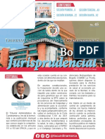 Boletín Jurisprudencial No. 45 Del Tribunal Administrativo de Cundinamarca