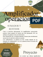 Amplificador Operacional: Martínez Alonso Gabriela Donaji Castelan Ffuentes Jeniffer