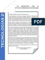 Tecnología 2° Diagnóstico Abril 2021