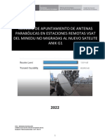 Manual de Apuntamiento de Antena Vsat No Migrada Al Satelite Anik G1 - Telesat V.1 11.05.2022