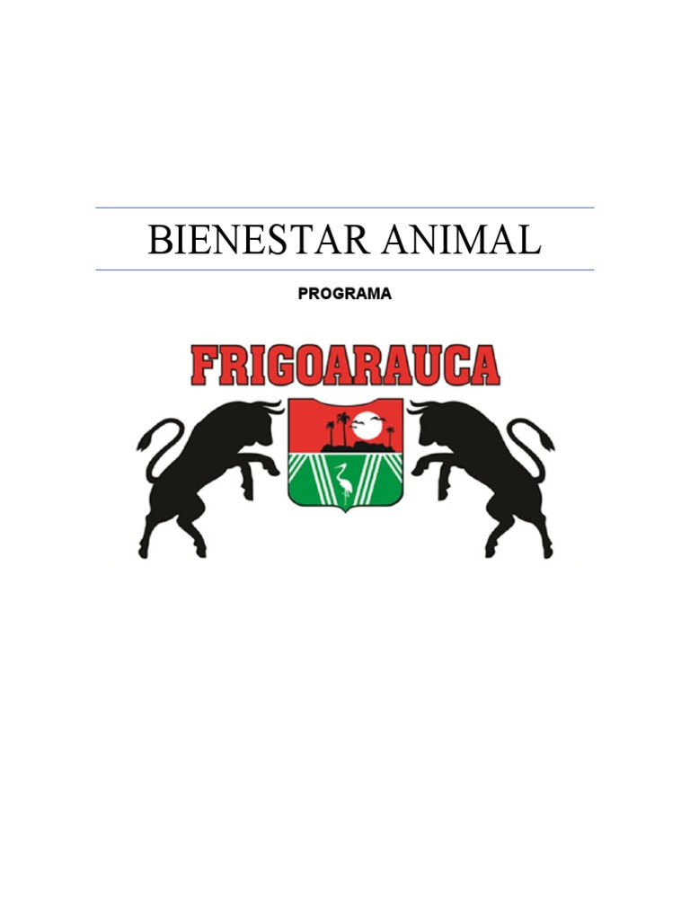 Bienestar Animal | PDF | Bienestar de los animales | Carne