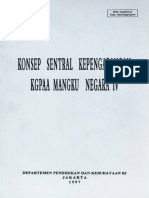 KONSEP SENTRAL KEPENGARANGAN KGPAA MANGKUNEGARA IV