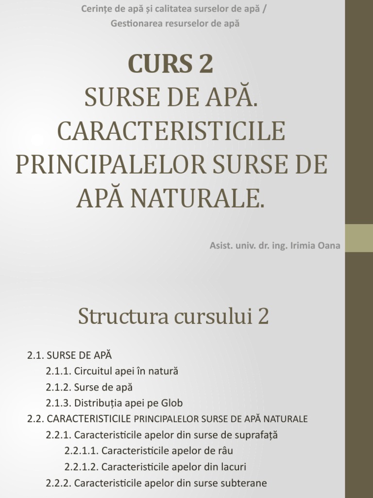 Curs 2 | PDF
