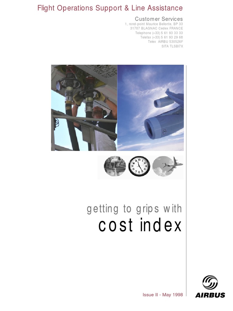 Getting To Grips With The Cost Index PDF Airlines Airspeed