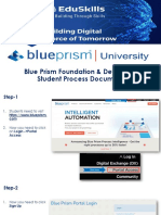 Blue Prism Foundation & Developer Student Process Guide