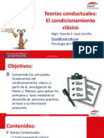 Teorías Conductuales - El Condicionamiento Clásico